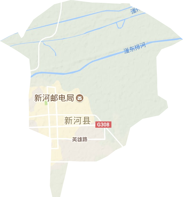 新河鎮地形圖