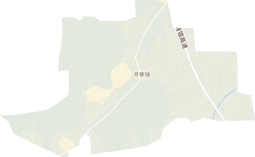 尋寨鎮地形圖