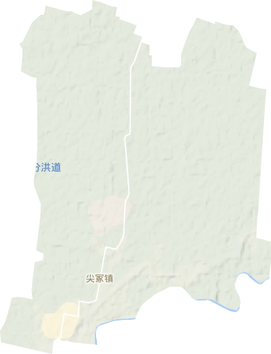 尖冢鎮(zhèn)地形圖