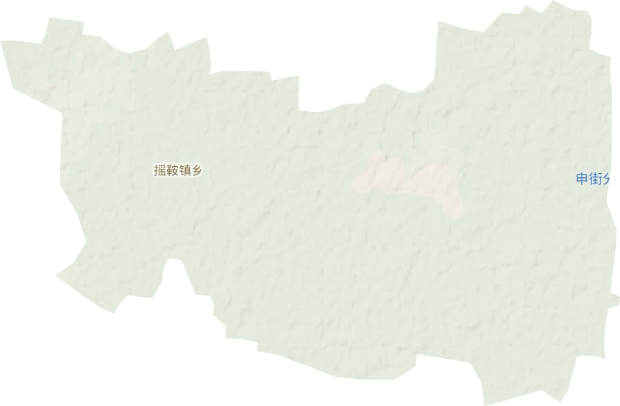 搖鞍鎮鄉地形圖