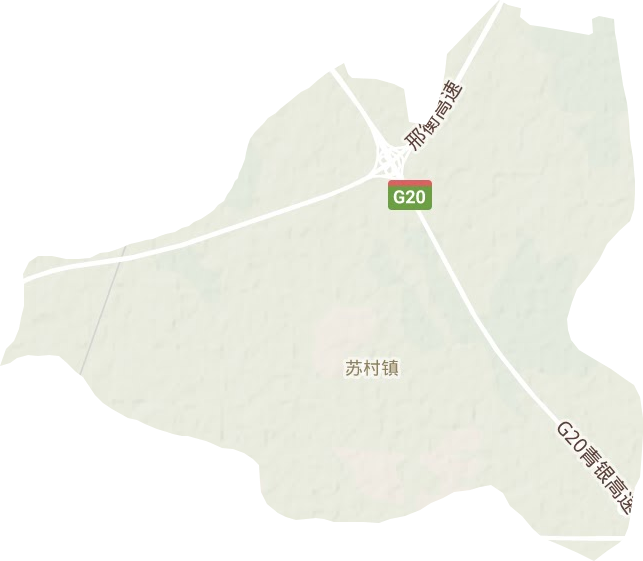蘇村鎮地形圖