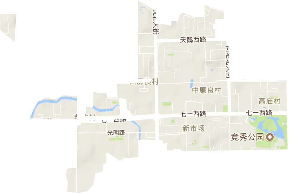 新市場街道地形圖