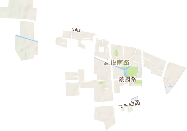 建南街道地形圖