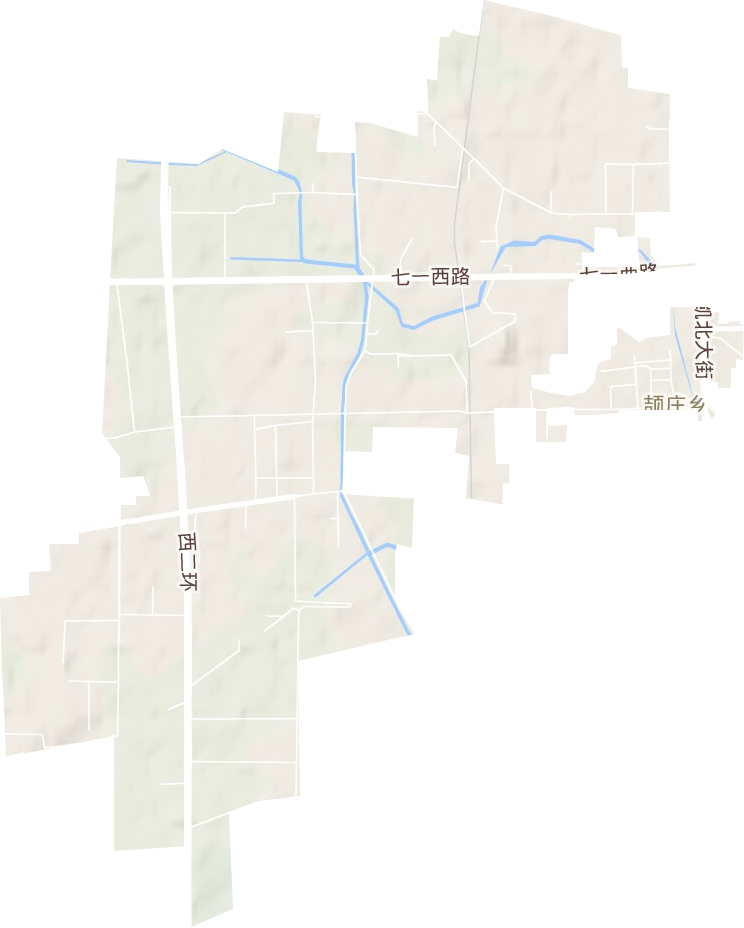 頡莊鄉(xiāng)地形圖