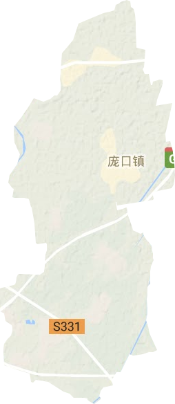 龐口鎮地形圖