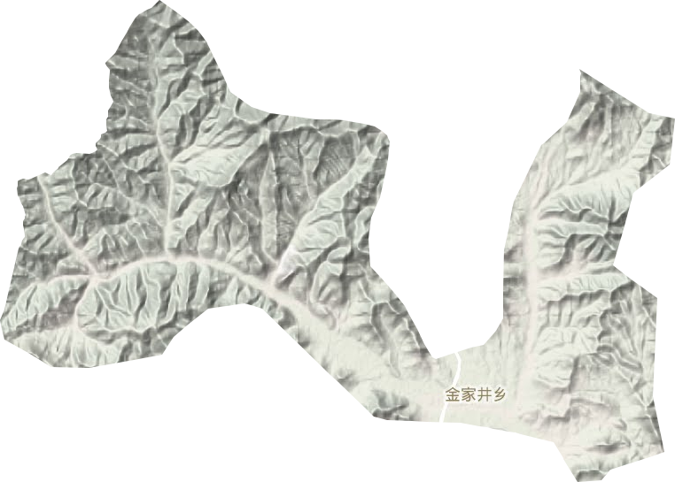 金家井鄉地形圖