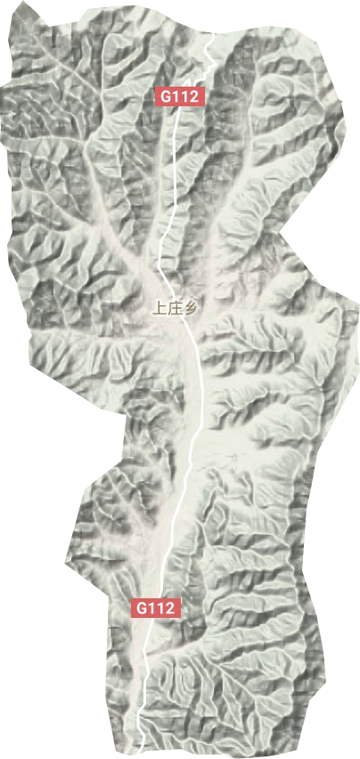 上莊鄉(xiāng)地形圖