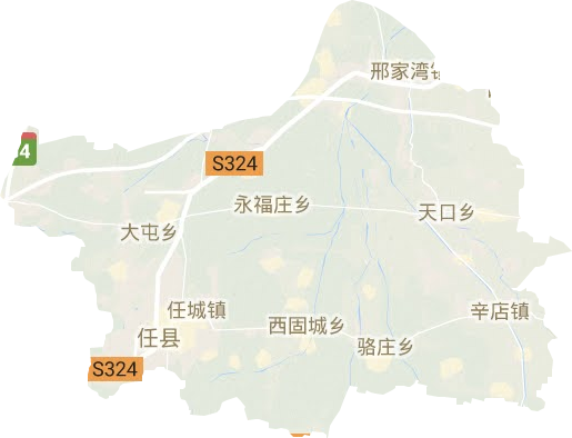 任縣地形圖