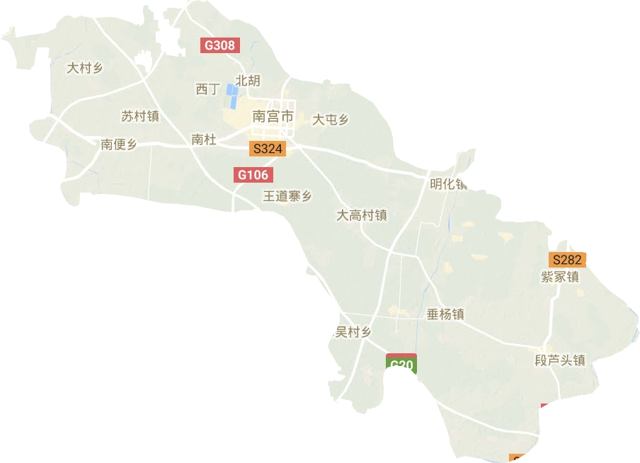 南宮市地形圖