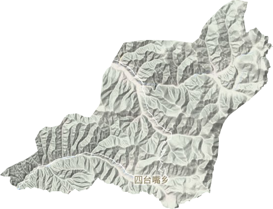 四臺嘴鄉地形圖