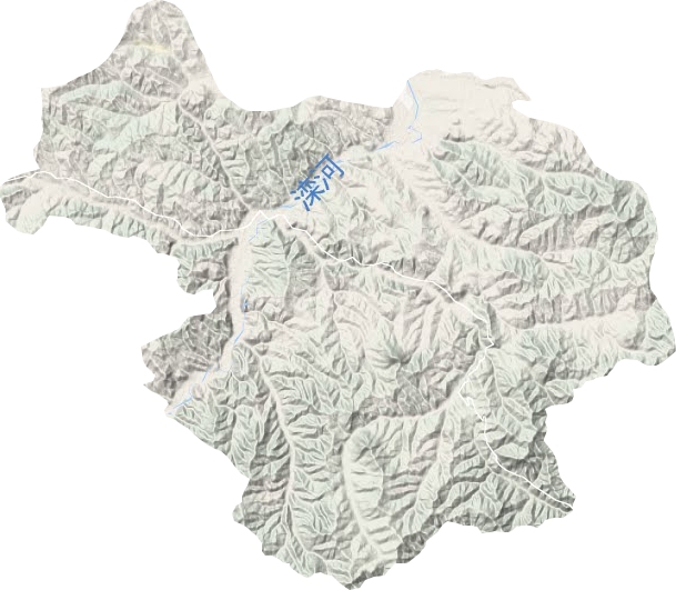 外溝門鄉(xiāng)地形圖