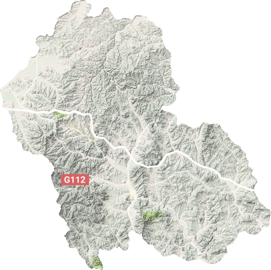 豐寧滿族自治縣地形圖