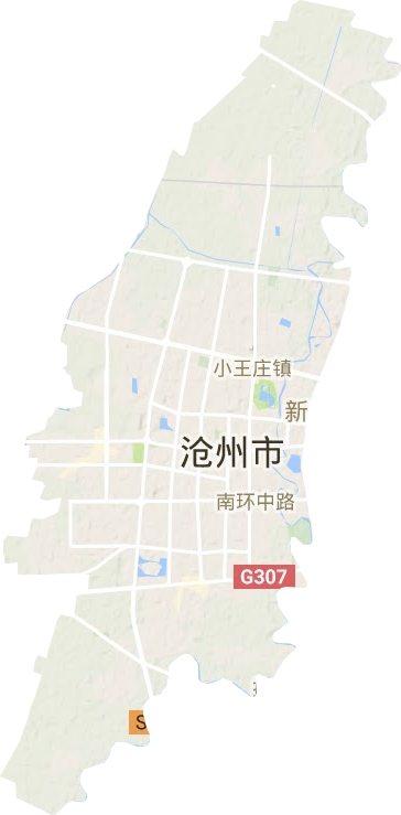 運(yùn)河區(qū)地形圖