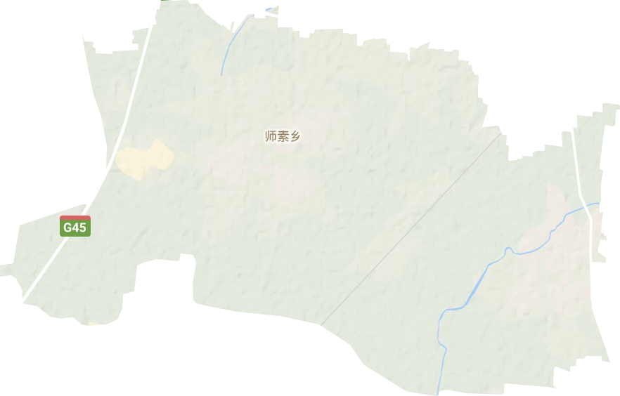 師素鄉地形圖