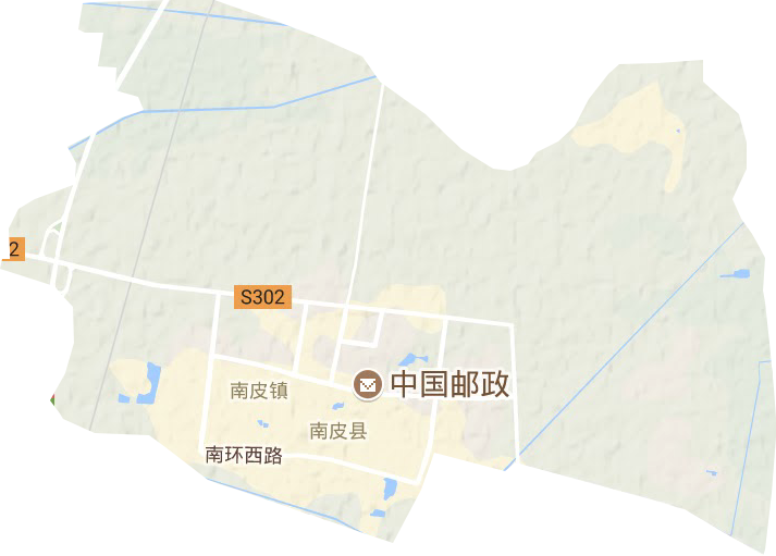 南皮鎮地形圖