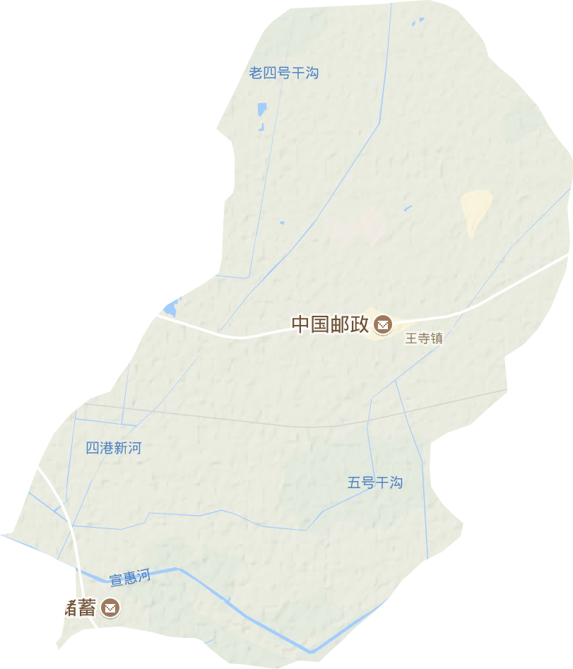 王寺鎮(zhèn)地形圖