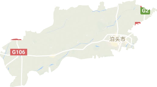 泊頭市地形圖