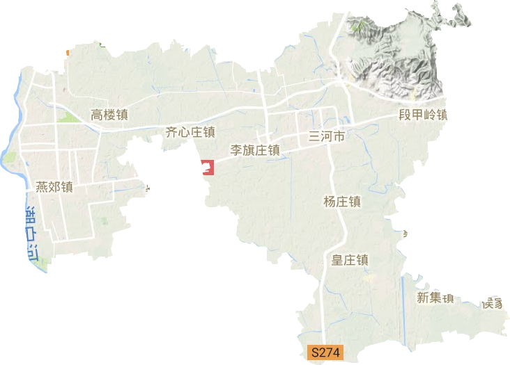 三河市地形圖