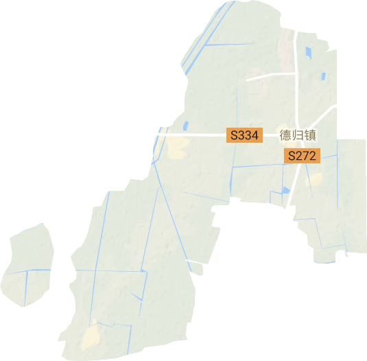 德歸鎮(zhèn)地形圖
