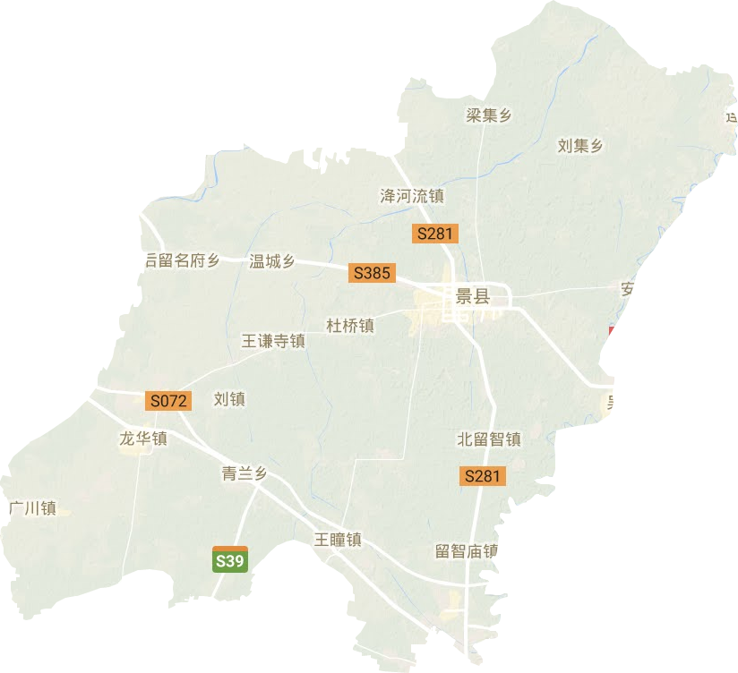 景縣地形圖