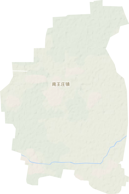 南王莊鎮地形圖