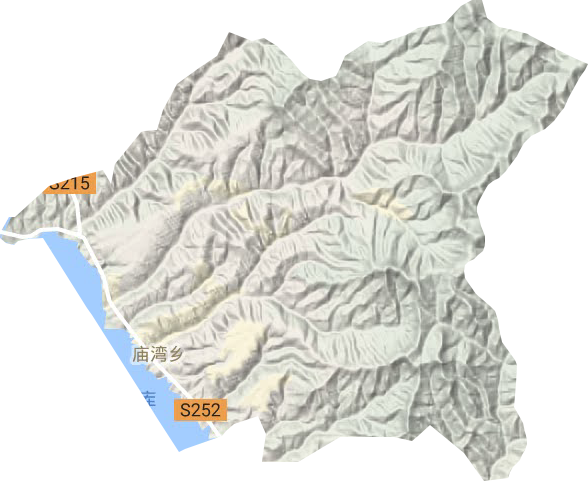 廟灣鄉地形圖