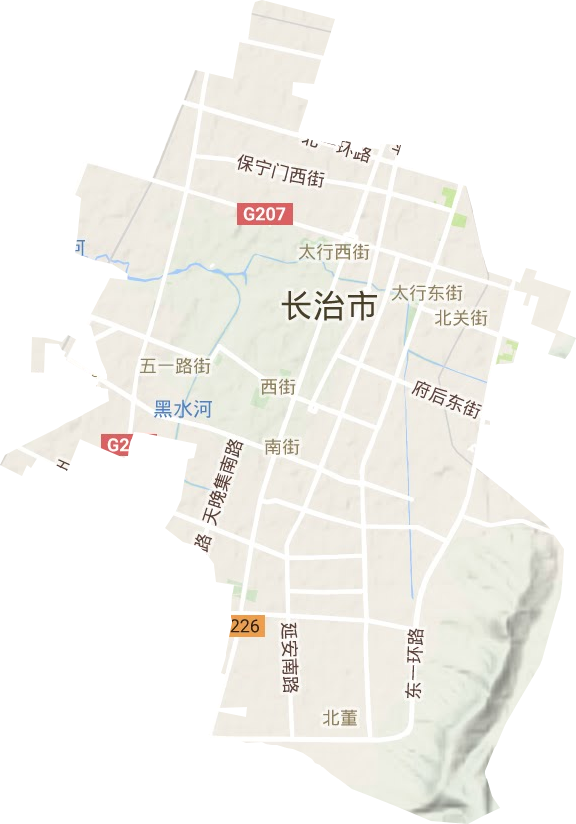 城區地形圖