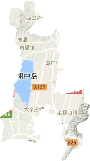郊區地形圖
