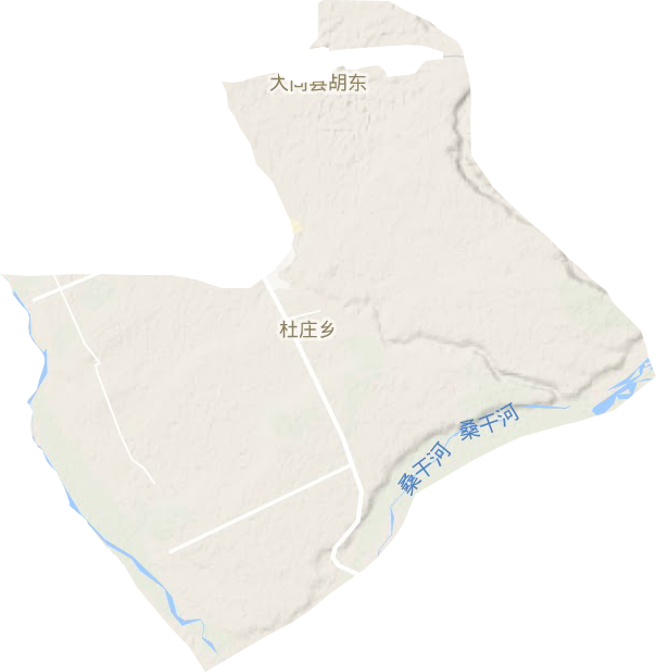 杜莊鄉(xiāng)地形圖