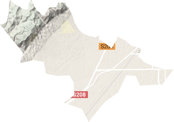 何家堡鄉(xiāng)地形圖