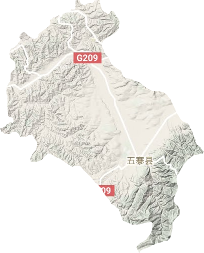 五寨縣地形圖
