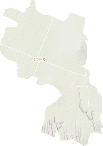 北辛鄉地形圖