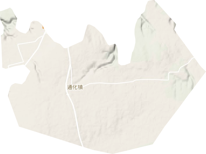 通化鎮地形圖