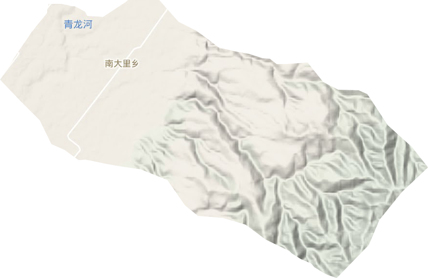 南大里鄉(xiāng)地形圖