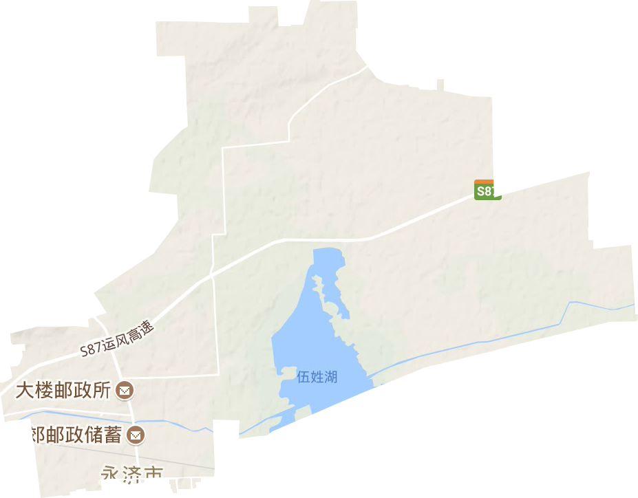 城北街道地形圖