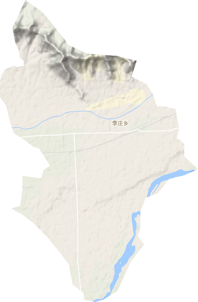 季莊鄉地形圖