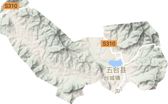 臺(tái)城鎮(zhèn)地形圖