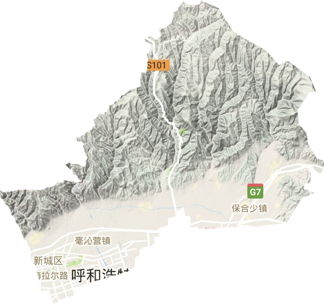 新城區地形圖