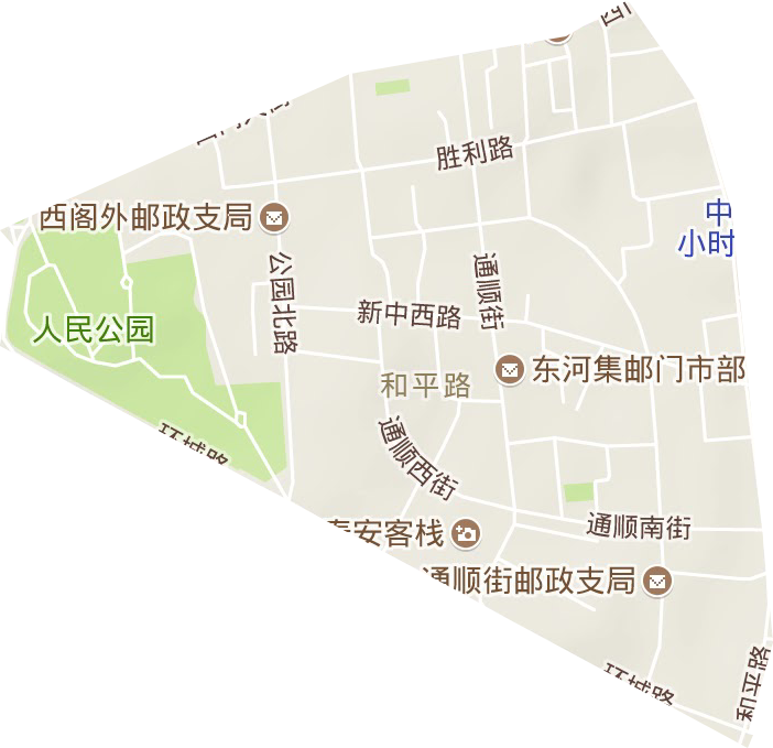 和平街道地形圖