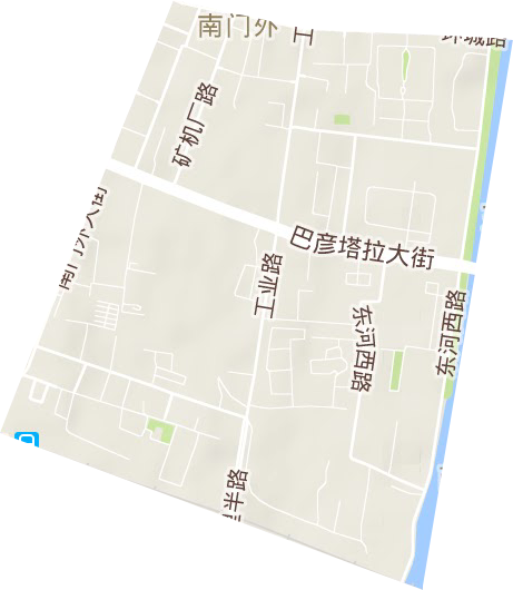 南門外街道地形圖