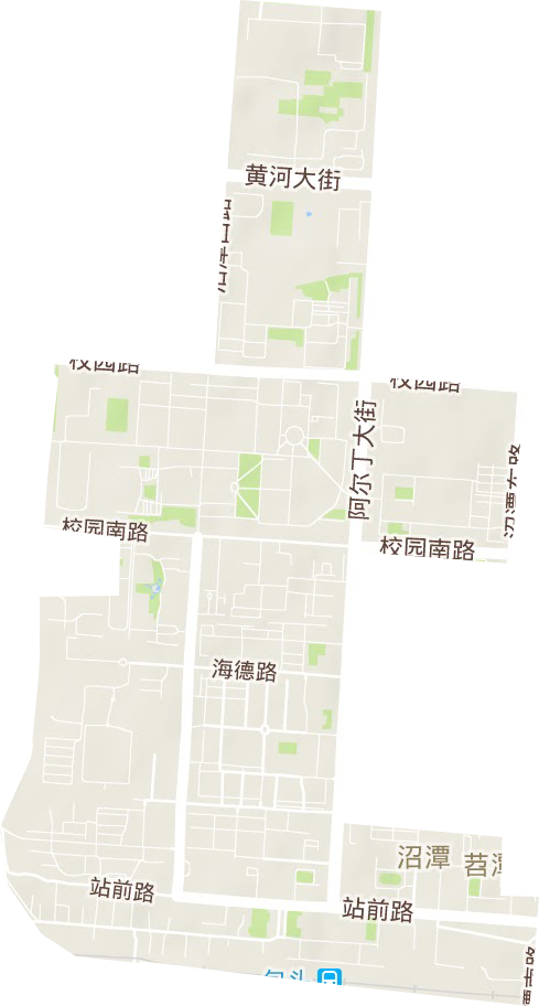 沼潭街道地形圖