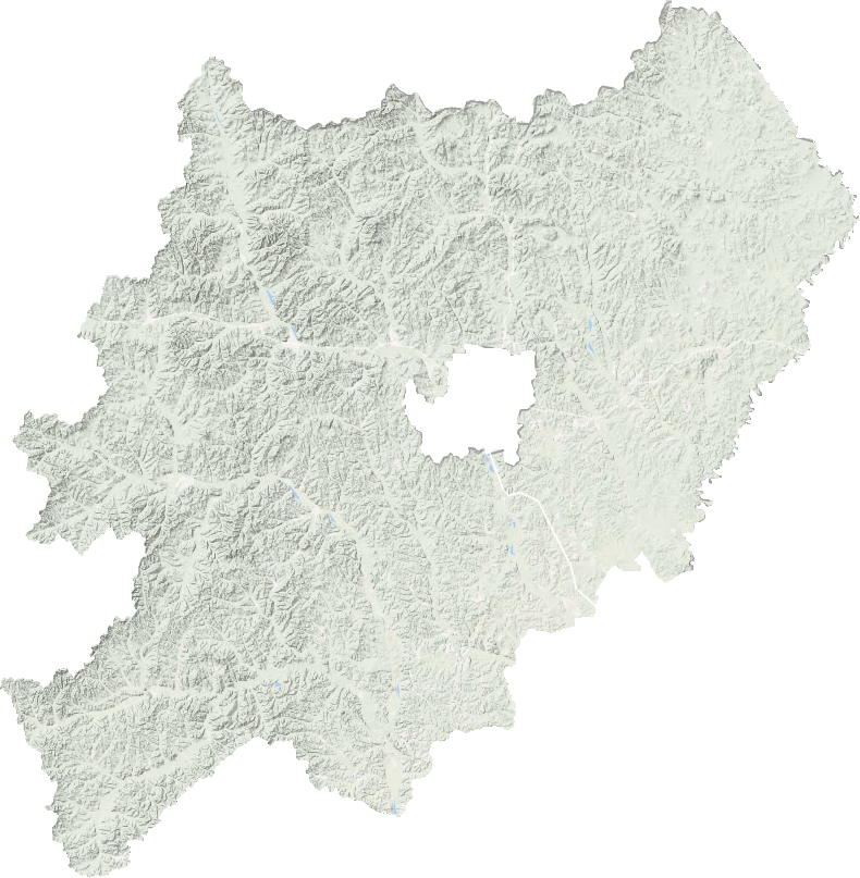 鄂倫春自治旗地形圖