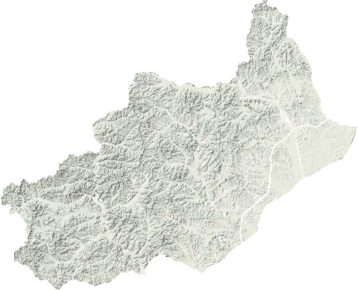 扎蘭屯市地形圖
