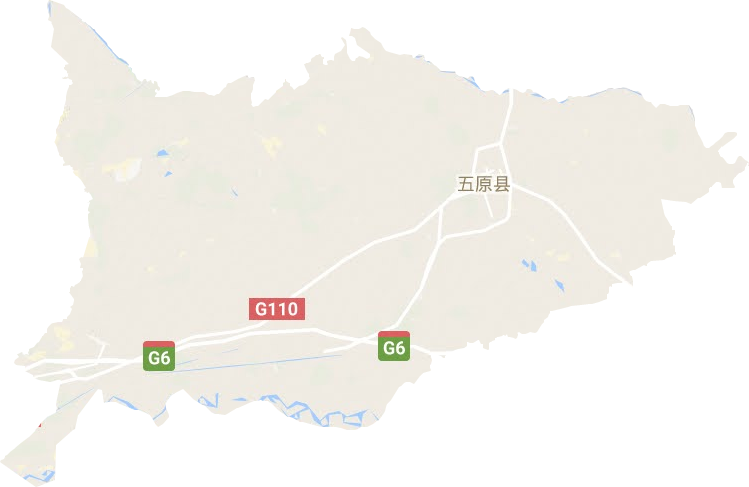 五原縣地形圖