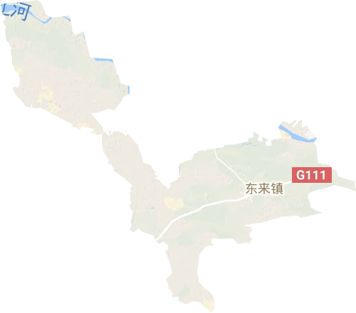 東來鎮地形圖