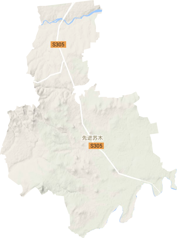 先進蘇木地形圖