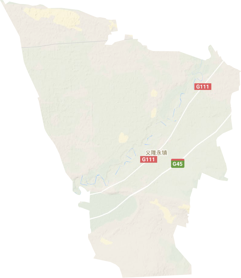 義隆永鎮地形圖