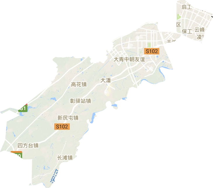 鐵西區地形圖