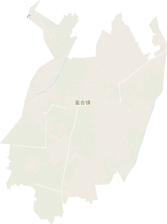 蠻會鎮地形圖