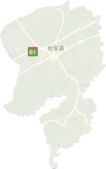 臺(tái)安縣地形圖